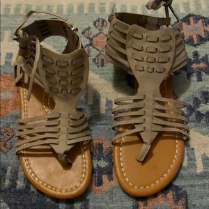 Tan sandals